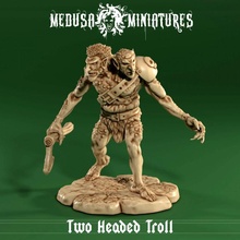 giant headed troll army axe dragons dungeons figure goblin orc character tabletop ogre frostgrave skirmish 5e 1e 3d print model - Mito3D