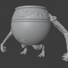 elden ring - pot boy miniature mimic 3d print model - Mito3D