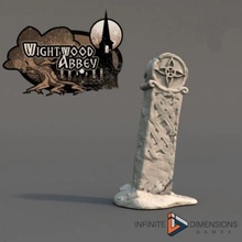 marker stone waystone toys & games fantasy medieval terrain celtic grave tombstone scatter wightwood 3d print model - Mito3D