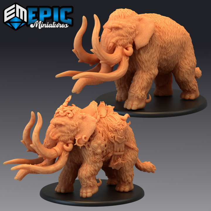 Warhammer Mammoth Modeles D Impression 3d Mito3d