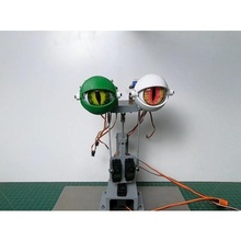 collo meccanismo animatronica burattini ricambio parti arduino robot animatronicneck 3d print model - Mito3D
