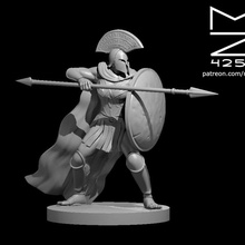 hoplites toys & games fighter hoplite 3d print model - Mito3D