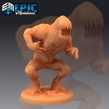 dimensional shambler ripped skin dimension creature lovecraft entity toys & games fantasy medieval monster rpg warhammer enemy tabletop dungeon dnd pathfinder npc pre-supported supported pre 3d print model - Mito3D