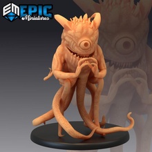 abyssal lurker underwater tentacle creature alien eye toys & games fantasy medieval monster rpg spike warhammer enemy tabletop lovecraft dungeon dnd pathfinder npc pre-supported supported pre 3d print model - Mito3D