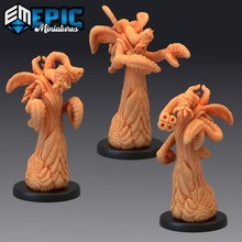 great race yith set mind swapping creature yithian alien lovecraft entity toys & games fantasy medieval monster rpg warhammer enemy tabletop cthulhu tentacle dungeon dnd pathfinder npc pre-supported supported pre 3d print model - Mito3D
