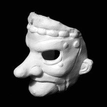 mask merchant god british museum london scan 3d print model - Mito3D