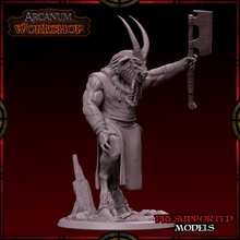 glybis skull breaker toys & games beast diablo wargaming warhammer monsters dnd warriors beastmen 3d print model - Mito3D