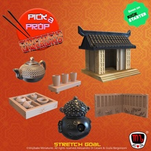 tea ceremony props pick prop chopstick unleashed store chinese terrain asian scatter mojibake 3d print model - Mito3D