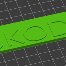 skoda portachiavi chiave skodacar 3d print model - Mito3D
