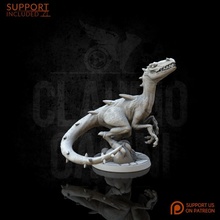velociraptor store barbarian dinosaur velociraptor 3d print model - Mito3D