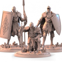 fallen knights store armor fantasy undead zombie 3d print model - Mito3D