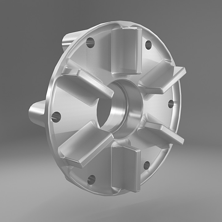 hub 3D print model - Mito3D