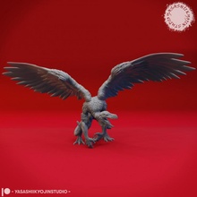 vrock - tabletop miniature demon 40k beast bird creature monster dnd pathfinder vulture aos ttrpg 3d print model - Mito3D