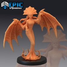 atlach nacha's daughter summoning spider & bat goddess lovecraft entity cosmic horror store fantasy medieval monster rpg warhammer enemy tabletop cthulhu succubus dungeon dnd pathfinder npc pre-supported supported pre nacha 3d print model - Mito3D