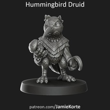 hummingbird druid toys & games mini dnd 3d print model - Mito3D