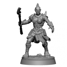 mutant stalker 01 toys & games female wargaming scifi tabletop foundry sarks post apocalypse 3d print model - Mito3D