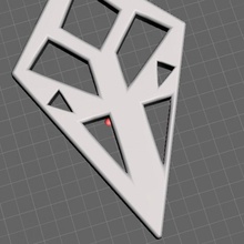 earring geometric jewlry 3d print model - Mito3D