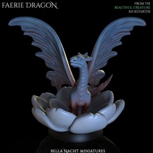 peri Ejderha masaüstü canavar yaratık kertenkele fey demi Fae 3d print model - Mito3D