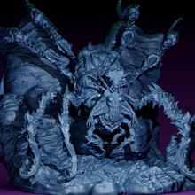 tsuchigumo ragno demone tavolo giapponese mitologia collezione 3d print model - Mito3D