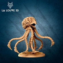 tentaculaire cerveau stl créature miniatures monstre rpg minis donjon dnd jeux table criard 3d print model - Mito3D