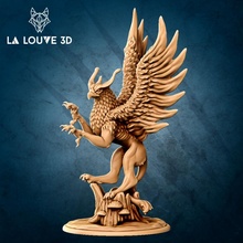griffin 1 creature miniatures monster rpg 3dprint minis dnd 32mm tabletopgames griffon 3d print model - Mito3D