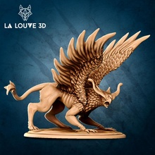 griffin 2 store stl creature miniatures monster rpg 3dprint minis dnd 32mm tabletopgames griffon 3d print model - Mito3D