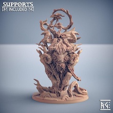 toryden faenarion luxuriant - arverian woodkeepers beast + rider store dragons dungeons elf fantasy mini rpg miniature tabletop legendary supports elven dnd druid ttrpg artisan guild presupported supported 3d print model - Mito3D