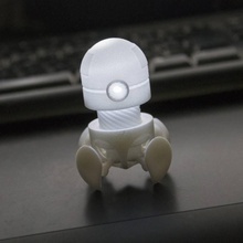 masa bot sanat hayranı sevimli kit robot desktoy 3d print model - Mito3D