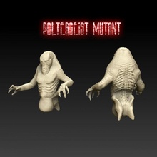 esprit frappeur mutant monstre wargaming personnage table harceleur 28mm 35mm post apocalyptic 3d print model - Mito3D