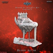 sangue altare giocattoli Giochi non morti trono ghoul nato grave 3d print model - Mito3D