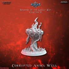 corrupted anima toys & games undead blood spell chalice ghouls graveborn 3d print model - Mito3D