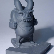 'uzun yürüyüş' canavar heykelcik sanat hayranı oyuncak thelonghike 3d print model - Mito3D