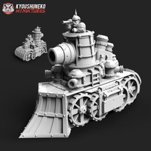 anão vapor tanque brinquedos jogos dragões masmorras martelo guerra miniatura dnd 3d print model - Mito3D