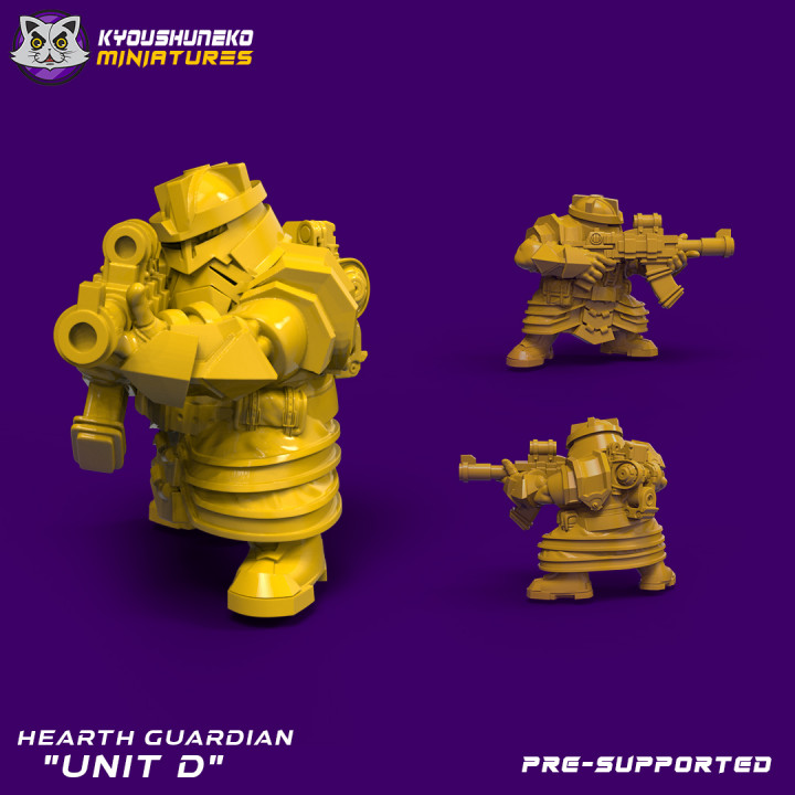hearth guardian toys & games 40k warhammer scifi dwarf squat 3D print model - Mito3D