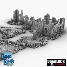 Ruinen Pack ii Spielzeuge Spiele Ruine streuen 3d print model - Mito3D