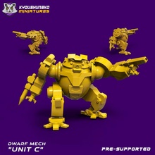 dwarf mech toys & games squat 3d print model - Mito3D
