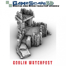 goblin watchpost toys & games tower watch 3d print model - Mito3D