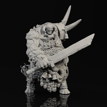 chalawan juguetes juegos demonio martillo guerra juego caos guardia muerte Nurgle w40k aos warhammer4000 príncipe demon prince 3d print model - Mito3D