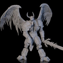 maravilha brinquedos jogos demônio martelo guerra Principe jogo caos w40k warhammer40000 principe demoníaco demon prince 3d print model - Mito3D