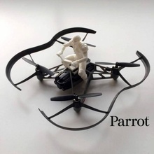 parrot minidrone haydut cihazlar elektronik sinek savaşçı drone uçan binici papağan parrotdrone ricdrone dronewars 3d print model - Mito3D