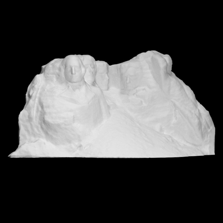 mount rushmore national memorial scan Denkmal southdakota mountrushmore Präsidenten 3D print model - Mito3D