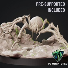 phase spider pose 3 dragon dragons insect monster large evil enemy creepy web dungeon creatures dnd massive scenic underdark spiked posion 3d print model - Mito3D