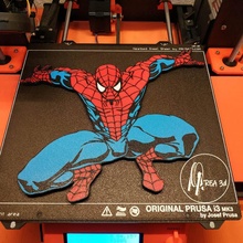 spiderman wall-art single mmu marvel superheroes deco 2dart wallart colorprint 3d print model - Mito3D