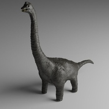 brachiosaurus dinosauro giurassico giocattolo giocattoli scolpire dinosauri Jurassic Park Jurassicworld 3d print model - Mito3D