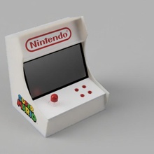bartop lampone arcade 3d print model - Mito3D