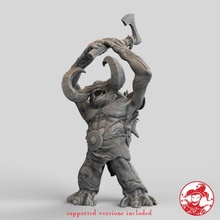 mer troll wereshark 2 inch base 750 mm taille grand miniature planche dragons donjons fantaisie Jeu mini rpg table 5e pre supported swargard 3d print model - Mito3D