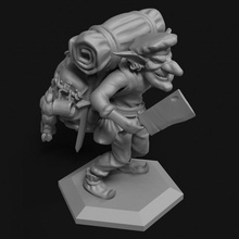 goblin store army fantasy knife cook scalemodel 28mm dnd 32mm 3d print model - Mito3D