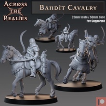 bandit cavalry toys & games desert gaming miniatures horse tabletop dnd pathfinder 5e 3d print model - Mito3D