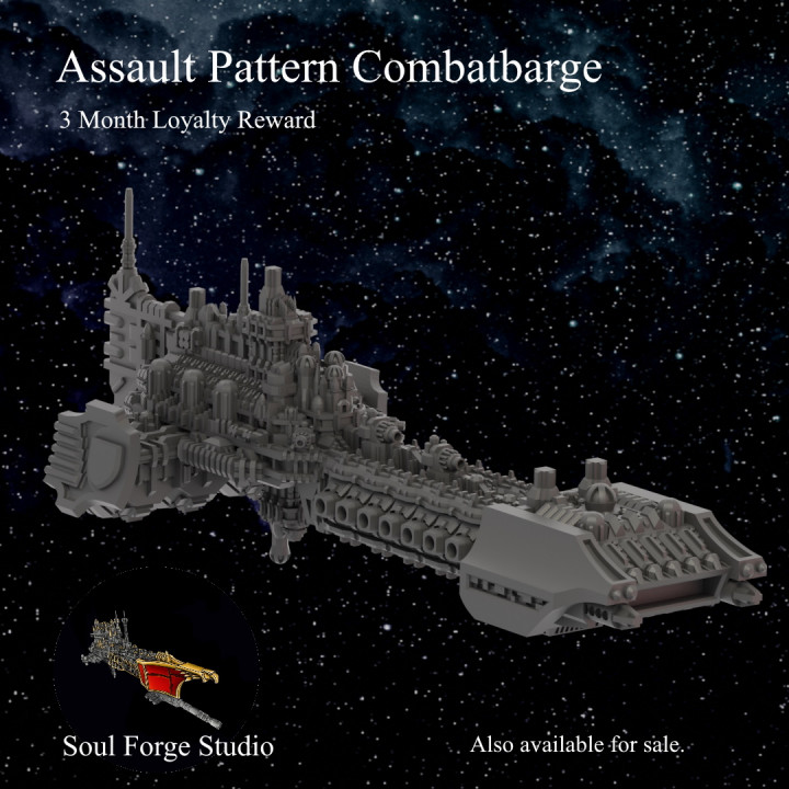 assault pattern combatbarge toys & games jarheads 3D print model - Mito3D