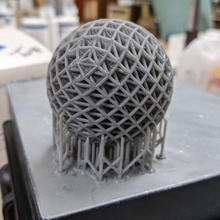 lattice sphere & garden 3d print model - Mito3D